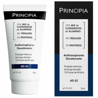 Antitranspirante Desodorante Principia AD-02 em Oferta na Shopee