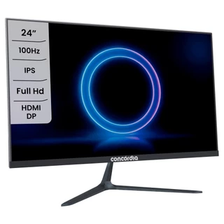 Monitor Concórdia Gamer 24" H238D 100hz IPS Led Full Hd Hdmi DP Vesa SRGB 100% FreeSync