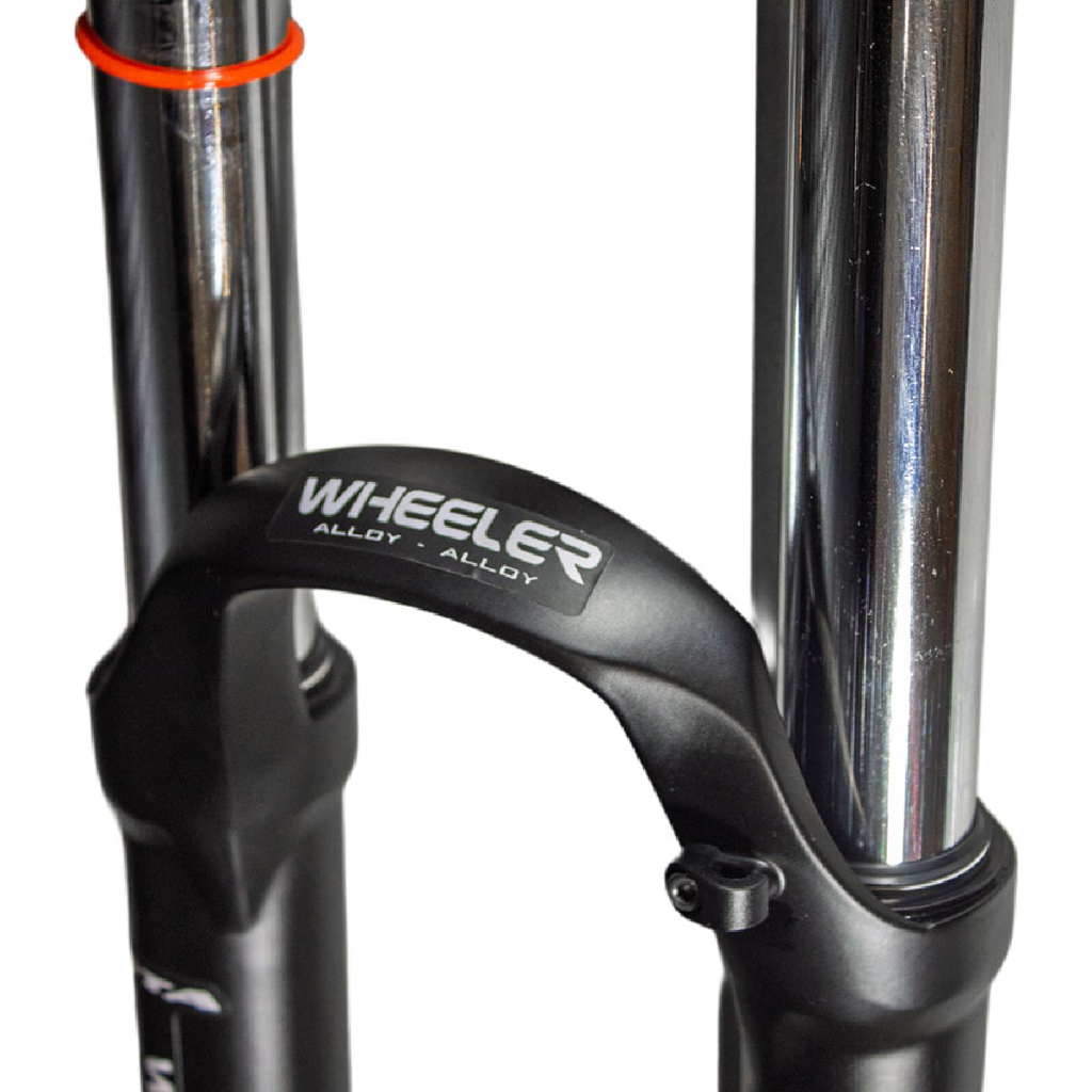 Suspensão 26 Alumínio 150mm Canela Grossa 42mm Aheadset 28.6 Preto