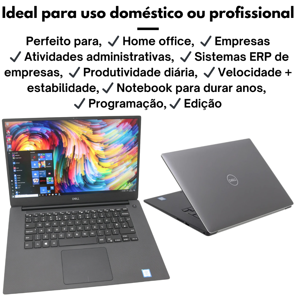 Notebook Dell Precision 5540 Core i7 9750H Ssd 1TB 16gb Vídeo