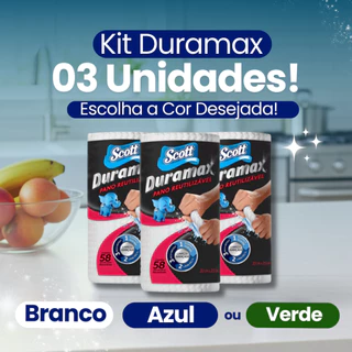 Kit com 3 Panos Duramax Scott - Multiuso Reutilizável em Oferta na Shopee