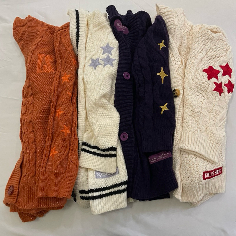 Cardigan Folklore, Showgirl, Speak Now, Red TV Taylor Swift novo