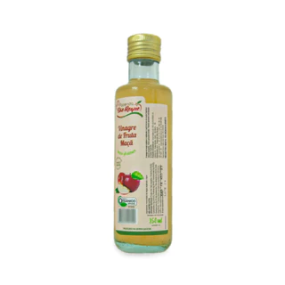 Vinagre de Maçã Orgânico 250ml - Fazenda São Roque em Oferta na Shopee