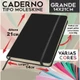Caderno Grande SKETCHBOOK Tipo Moleskine 21x14 cm sem ou com linha A5 Escritorio