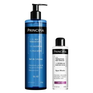 Principia Kit Double Cleasing Água Micelar + GL-02 em Oferta na Shopee