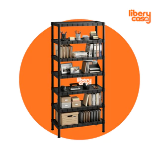 Prateleira Estante Multiuso Modular Resistente Libery Casa 7 Andares em Oferta na Shopee