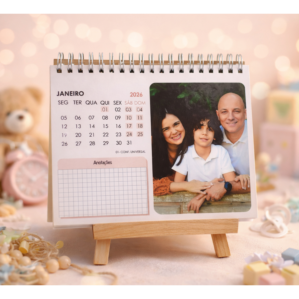 Calendário Personalizado com Fotos | Shopee Brasil