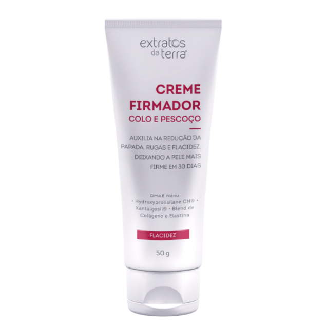 Creme Firmador Pescoço E Colo Anti-Idade Reduz Papada E Flacidez 50g ...