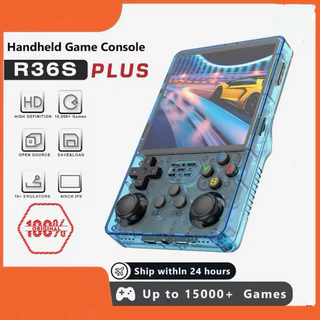 Console Portátil R36S Plus Retrô 64GB +20.000 Jogos Tela IPS 4” Wi-Fi USB-C