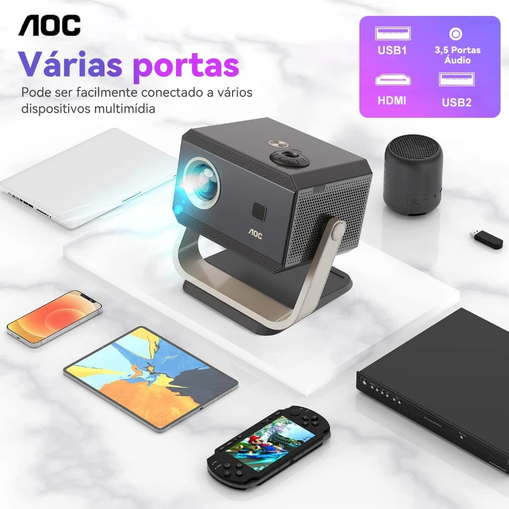 aoc-projetor-18000lumens-smart-android-9-projetor-4k-ultra-hd-hdmi-wifi-bluetooth-led-home-theater 4