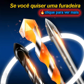Kit de Brocas Multifuncional - Várias Especificações (5/6/7/10 Peças) para Concreto, Azulejo, Madeira & Mais 🛠️