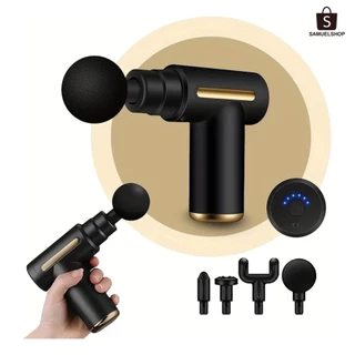 Pistola de Massagem Elétrica,Massageador de tecidos profundos em Oferta na Shopee