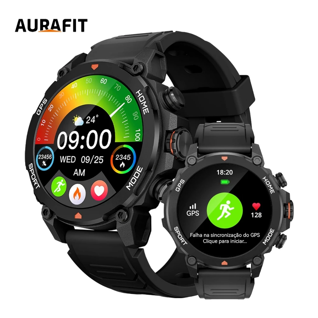 AURAFIT G6/ TREK 1: GPS, AMOLED 1.43