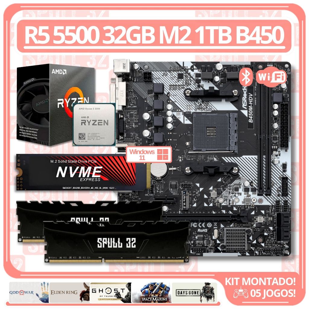 AMD Ryzen 7 2700 ＋ ASUS TUF B450M-PLUS asus tuf b450m plus em Promoção na Shopee Brasil 2026