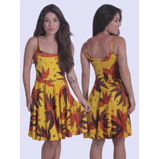 Vestido Feminino Estampado Plissado Moda Feminina Casual em Oferta na Shopee
