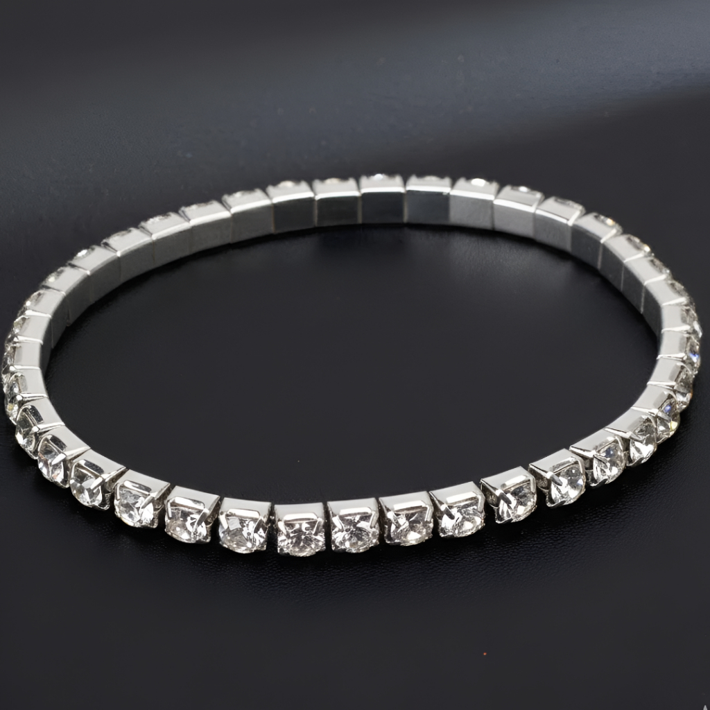 pulseira ice cuban strass moda hype drip hiphop prata ou dourada luxo ...