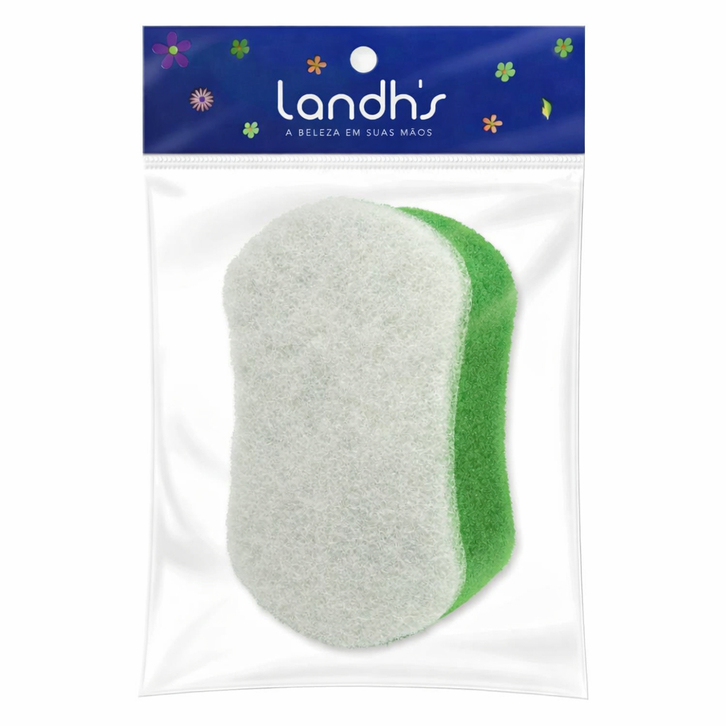Esponja para Banho Dupla Face – Limpeza Suave e Revitalizante - Landh's ...