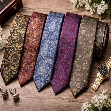 Gravata Premium Estampada Cores Variadas Desing Exclusivo Jacquard Moda Masculina ENVIO IMEDIATO