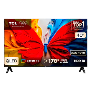 Smart TV 40 TCL QLED Android Wi-Fi Bluetooth 40S5K em Oferta na Shopee