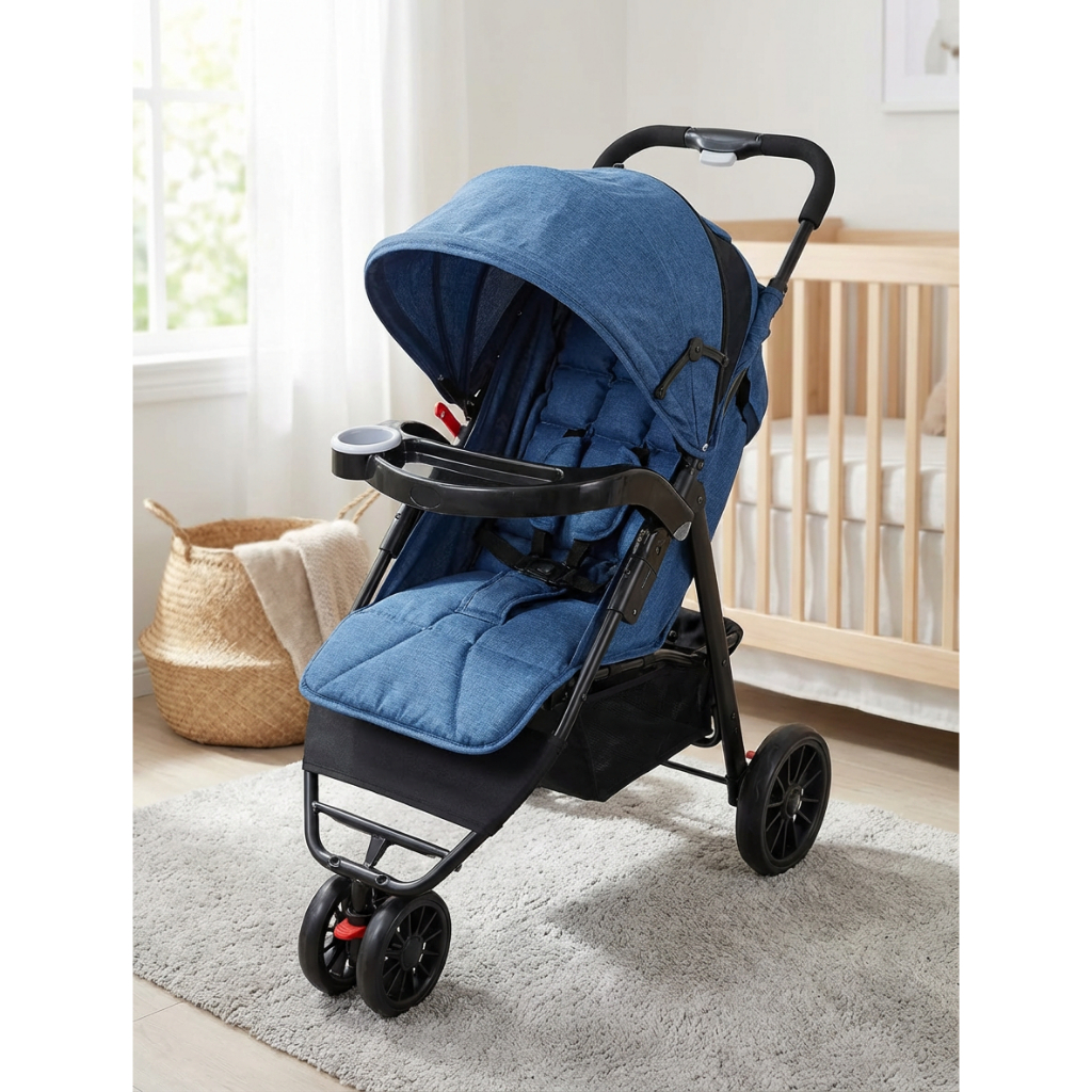 Carrinho Berço de Bebê Luxo modelo Americano - Confortavel | Shopee Brasil