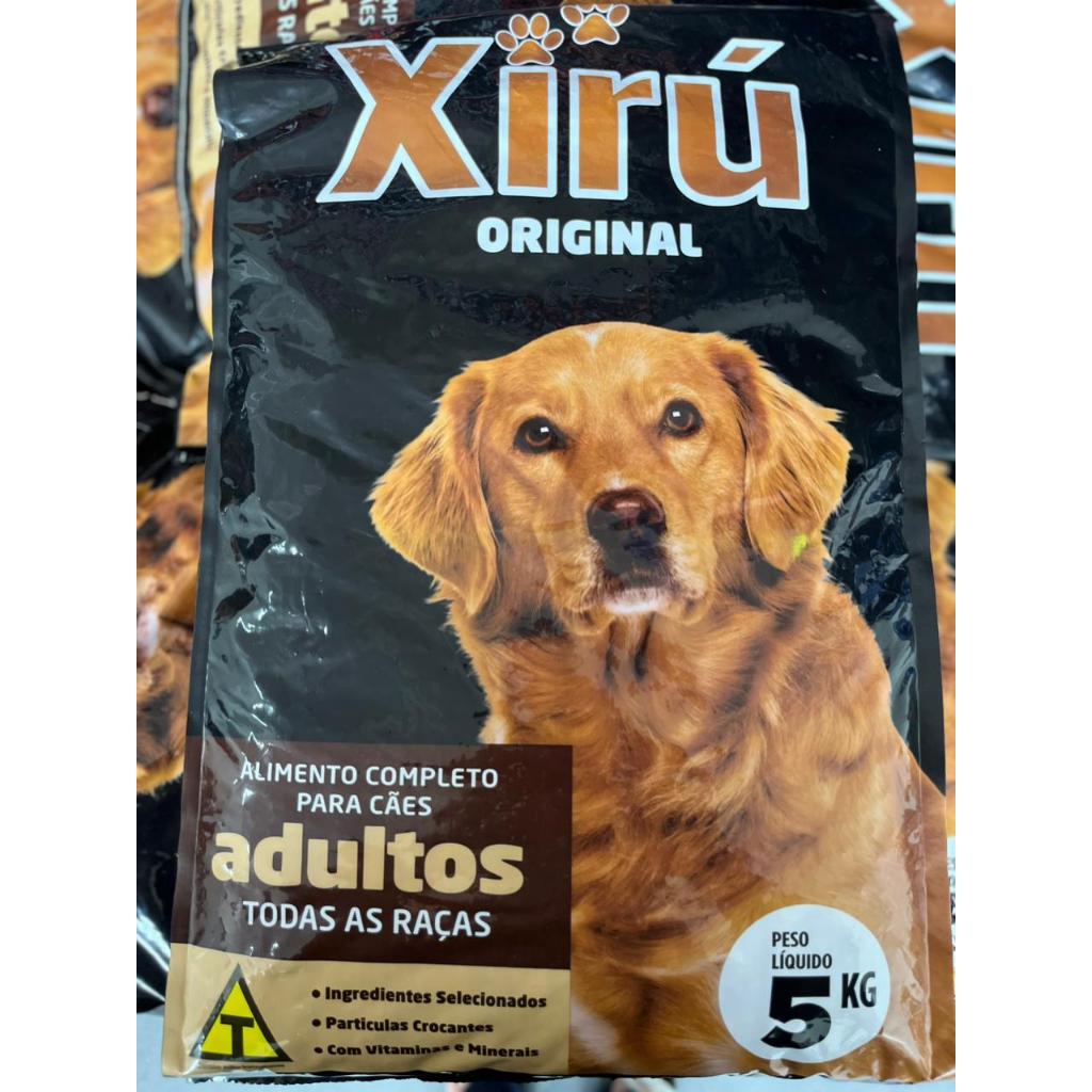 Ração Xirú para Cães de Todos os Portes Grãos Sabor Carne ( 5kg) GRANEL ...