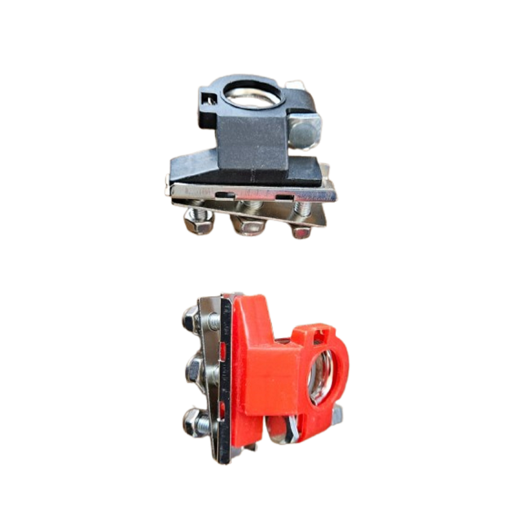 Par Terminal De Bateria Universal Reforçado Modelo 3 Vias