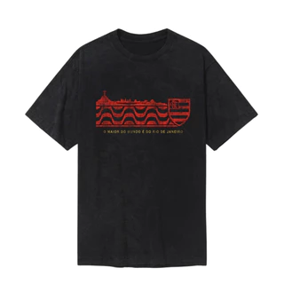 Camiseta Flamengo 'O Maior do Mundo é do RJ' Blueman em Oferta na Shopee