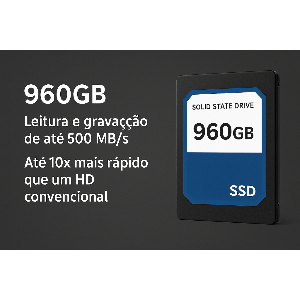 Computador Gamer Intel Core i7 3.4GHz - SSD 960GB - 16GB RAM