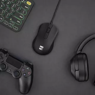 Mouse Ergonômico com Fio USB Alta Precisão Confortável Ideal para Trabalho e Jogos