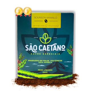Café Especial Bourbon Amarelo Microlote São Caetano Torrado e Moído 250G Torra Média
