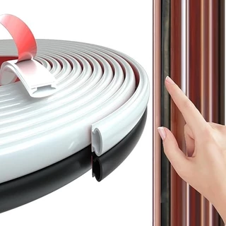 Tiras De Vedação Para Portas De Madeira Isolamento Acústico 6M