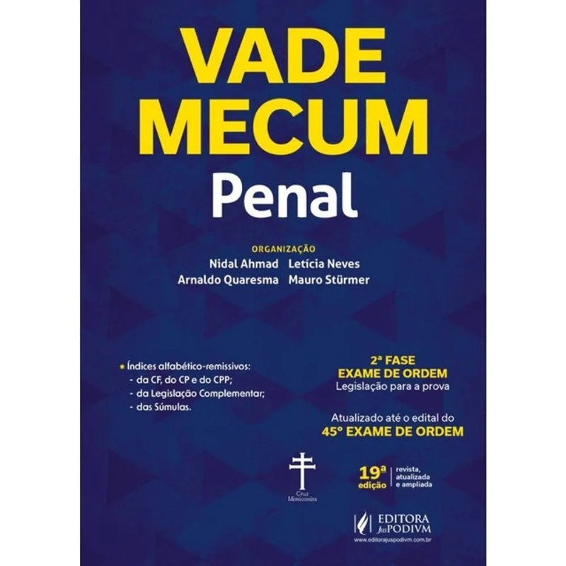 Vade Mecum Penal – 45 Exame De Ordem