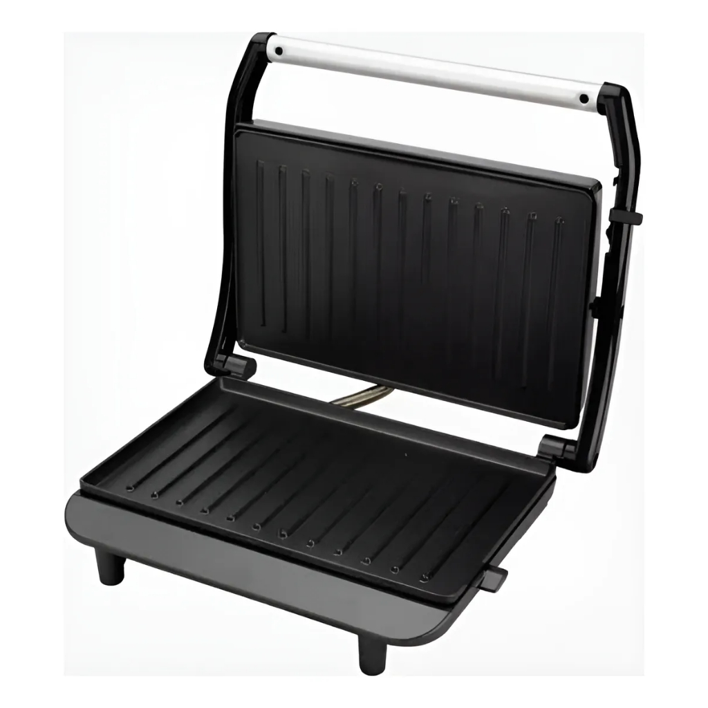 Grill Panini Inox Black 220V | Sanduicheira Elétrica Antiaderente