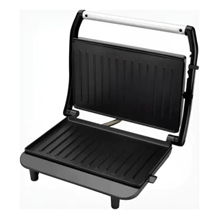 Grill Panini Inox Black 220V | Sanduicheira Elétrica Antiaderente