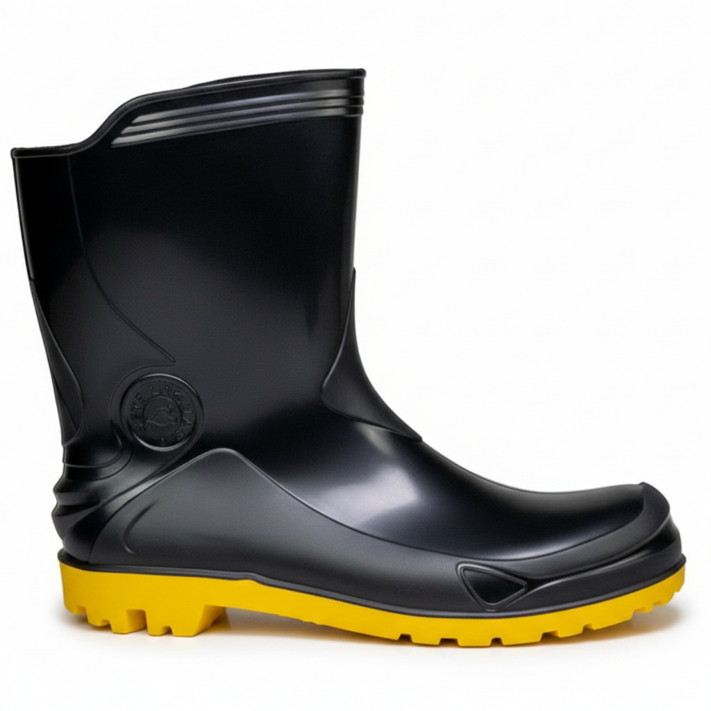 Bota de Borracha Galocha Pvc Pro Force Cano Medio Sete Leguas ...