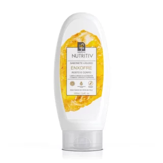 Nutritiv Sabonete Líquido com Enxofre 100ml para Rosto e Corpo Natuflores em Oferta na Shopee