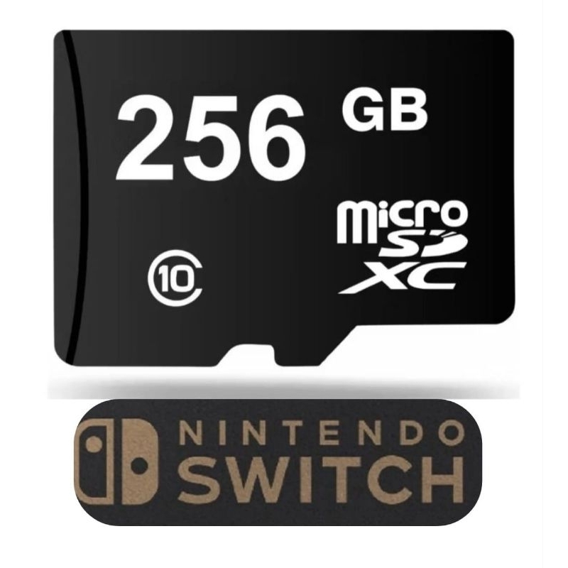 Micro SD para Nintendo Switch 256gb ( para uso 232gb) | Shopee Brasil