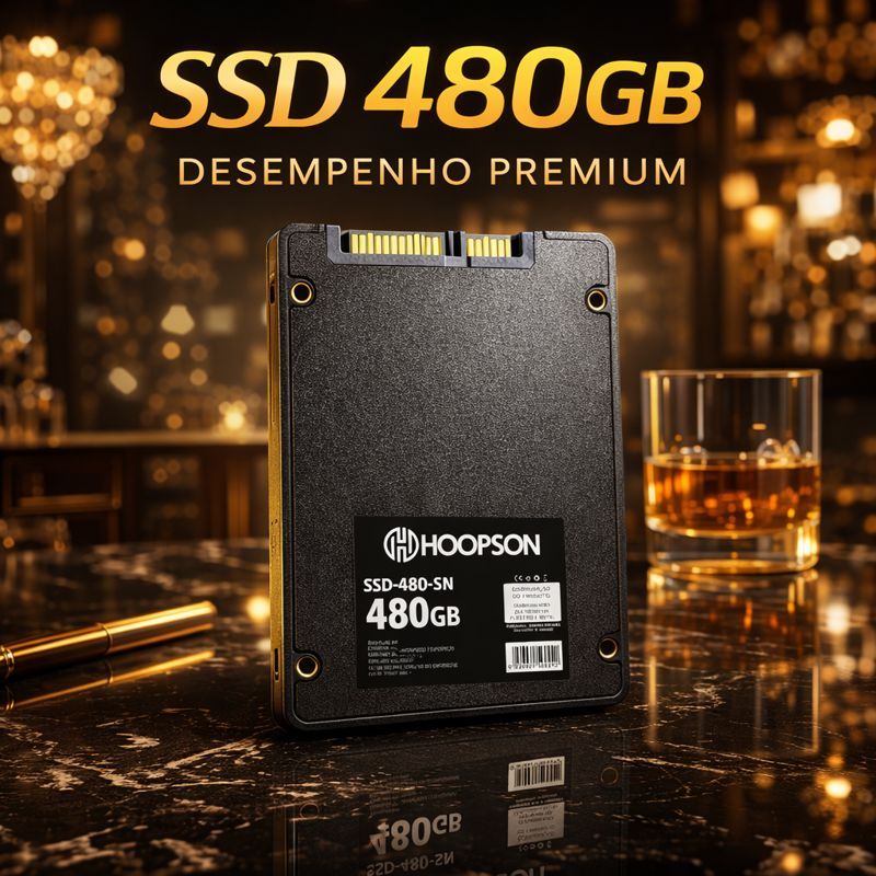 SSD 480GB SATA 2.5 Alta Velocidade p/ PC e Notebook Gamer