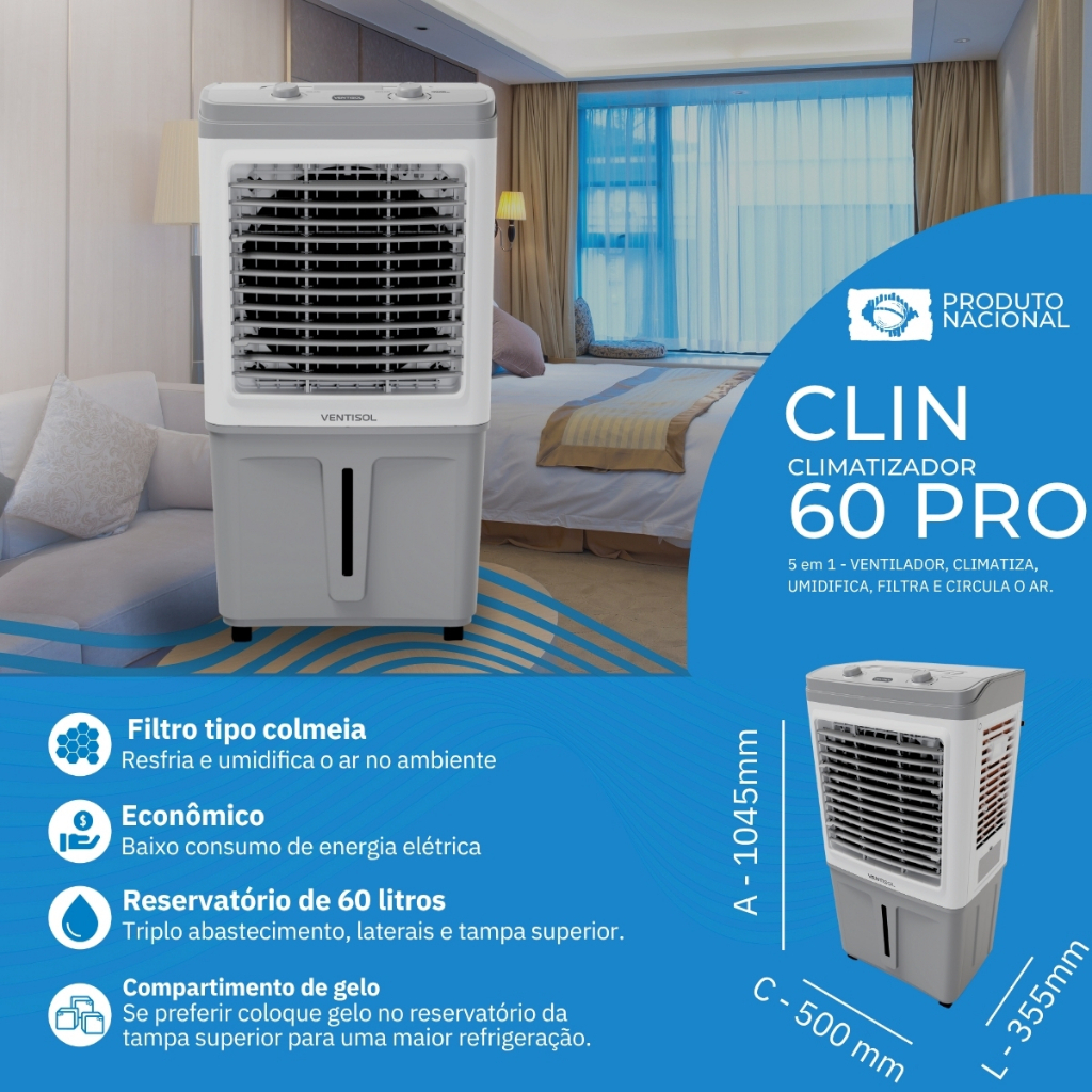 Climatizador de Ar 35|60|80 Litros 127V-220V - imagem 5