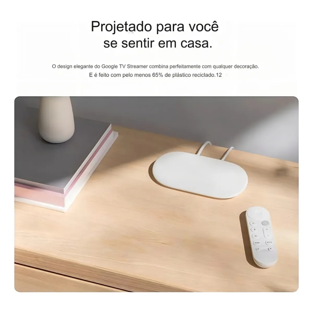 Google Chromecast TV Streamer 4K UHD HDR10+ 32gb | Shopee Brasil