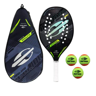 Raquete Mormaii Sunrise Beach Tennis Carbono 3k Resistente + Capa Protetora em Oferta na Shopee