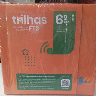 Livro kit trilhas um sistema de ensino FTD,6 ano,LIVRO NOVO DO ALUNO.