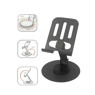 Suporte Universal Dobrável Para celular Tablet Ajustável Portátil de Mesa
