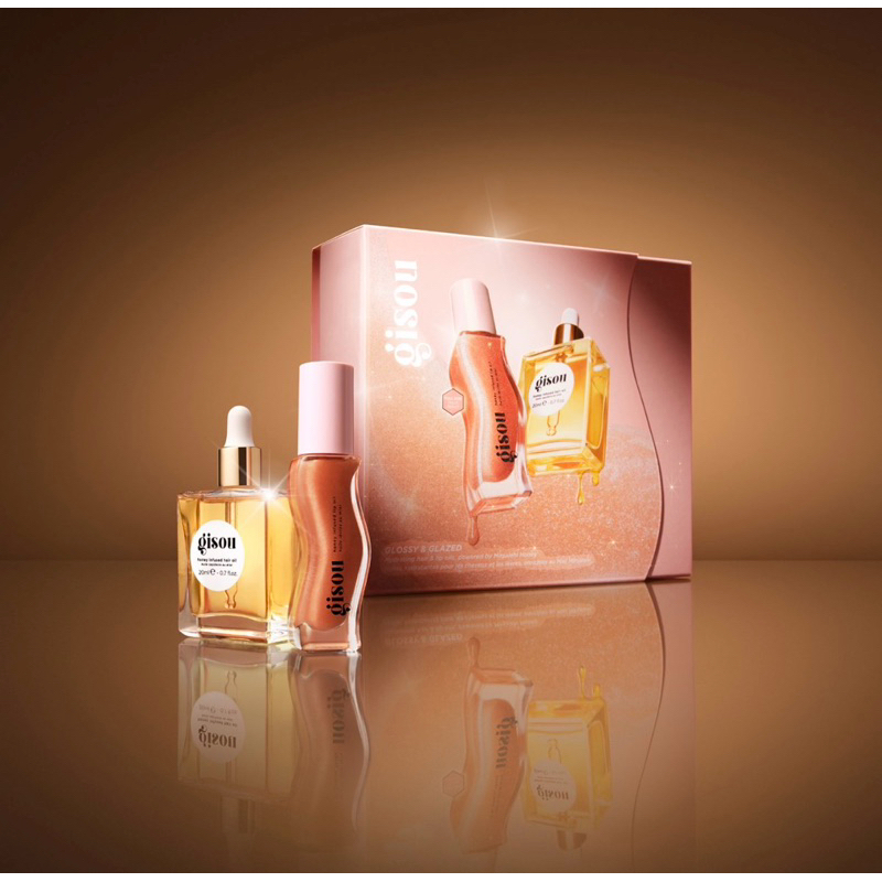 NOVO! Gisou Glossy & Glazed Kit Gloss + Óleo ORIGINAL + brinde
