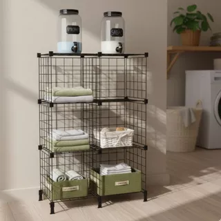 Estante Balcão Expositor Aramado 6 Nichos em Oferta na Shopee