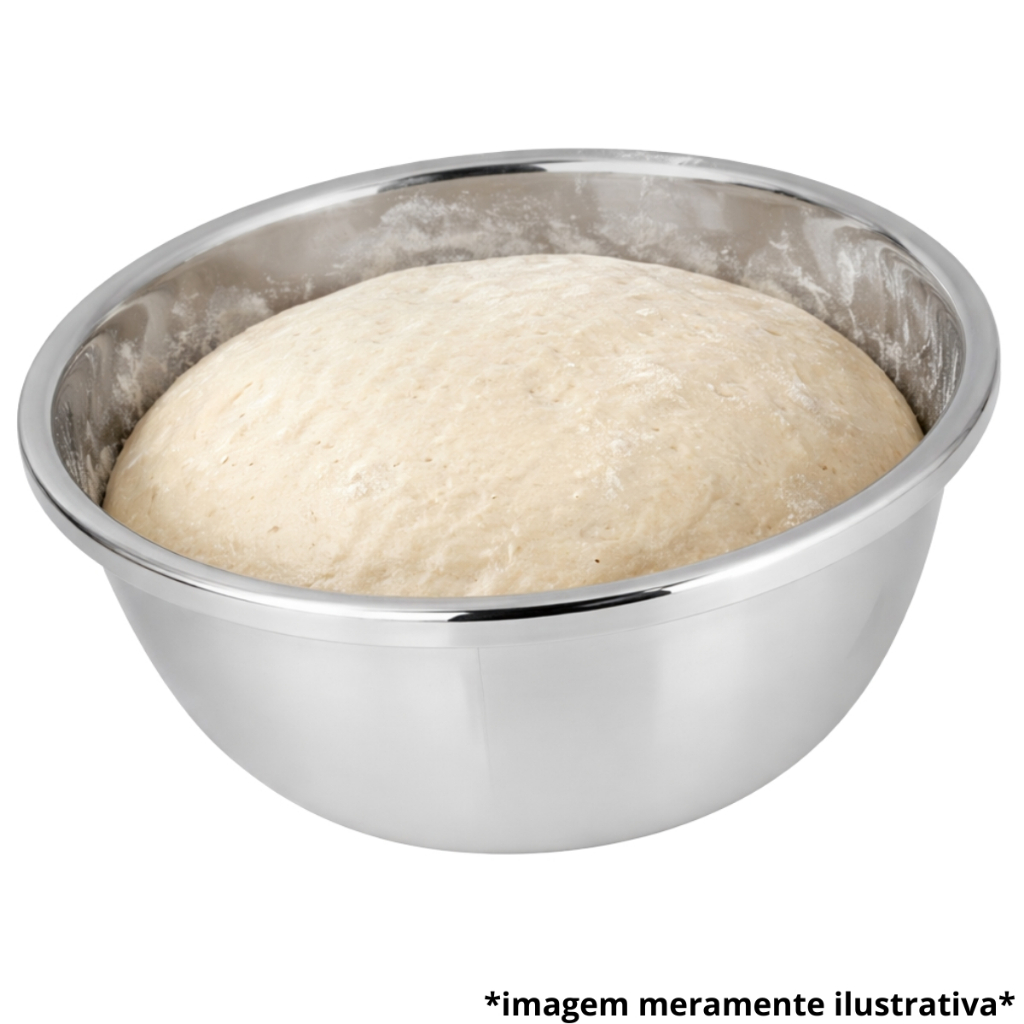 Bacia Bowl Inox Resistente 30cm Ke Home - Ideal para Preparo