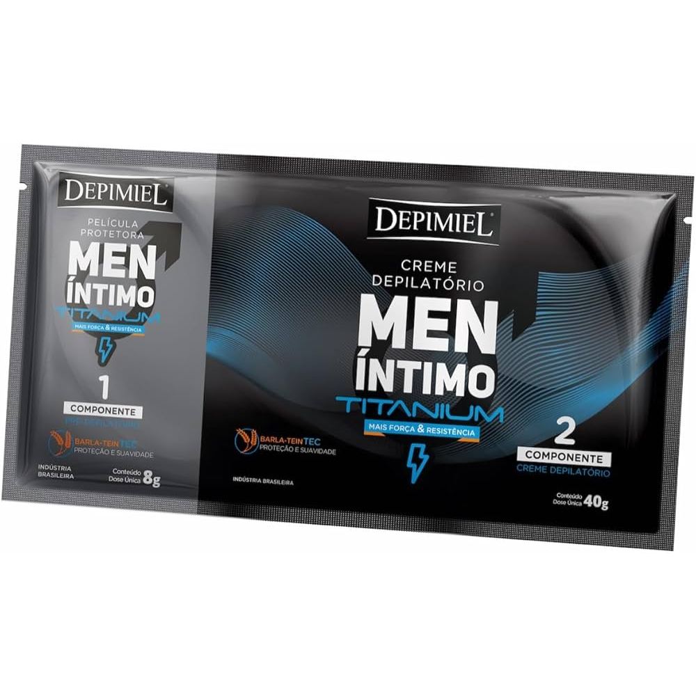 Creme Depilatório Masculino Men Íntimo Sachê - Depimiel 48g | Shopee Brasil