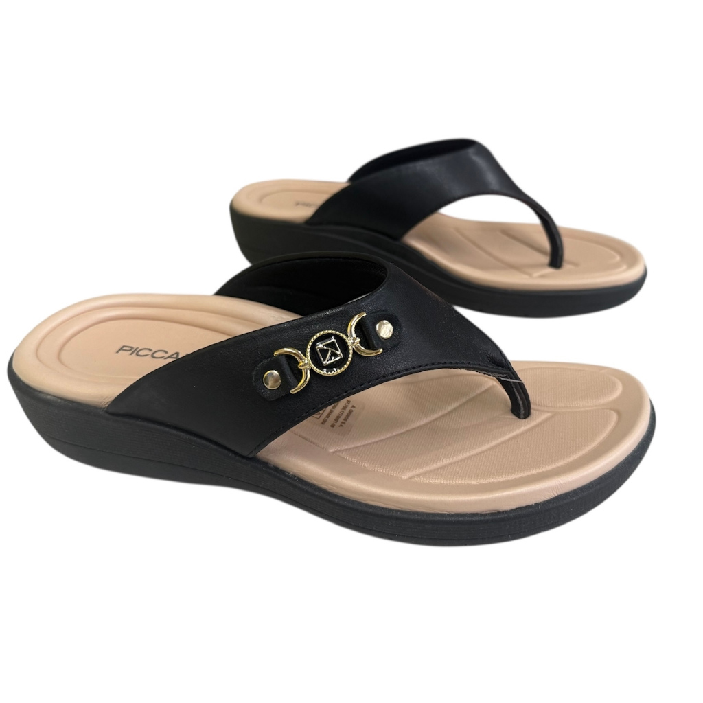Chinelo Feminino Anabela Ortopédico Fascite Plantar Piccadilly 23902 ...