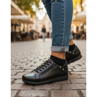 Tênis Careflex Cadarço Elástico e Ziper Confortável em Oferta na Shopee