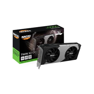 Placa de Vídeo INNO3D GeForce RTX 5060 Ti TWIN X2 OC, 16GB, GDDR7, DLSS 4, Ray Tracing - NOVA LACRADA